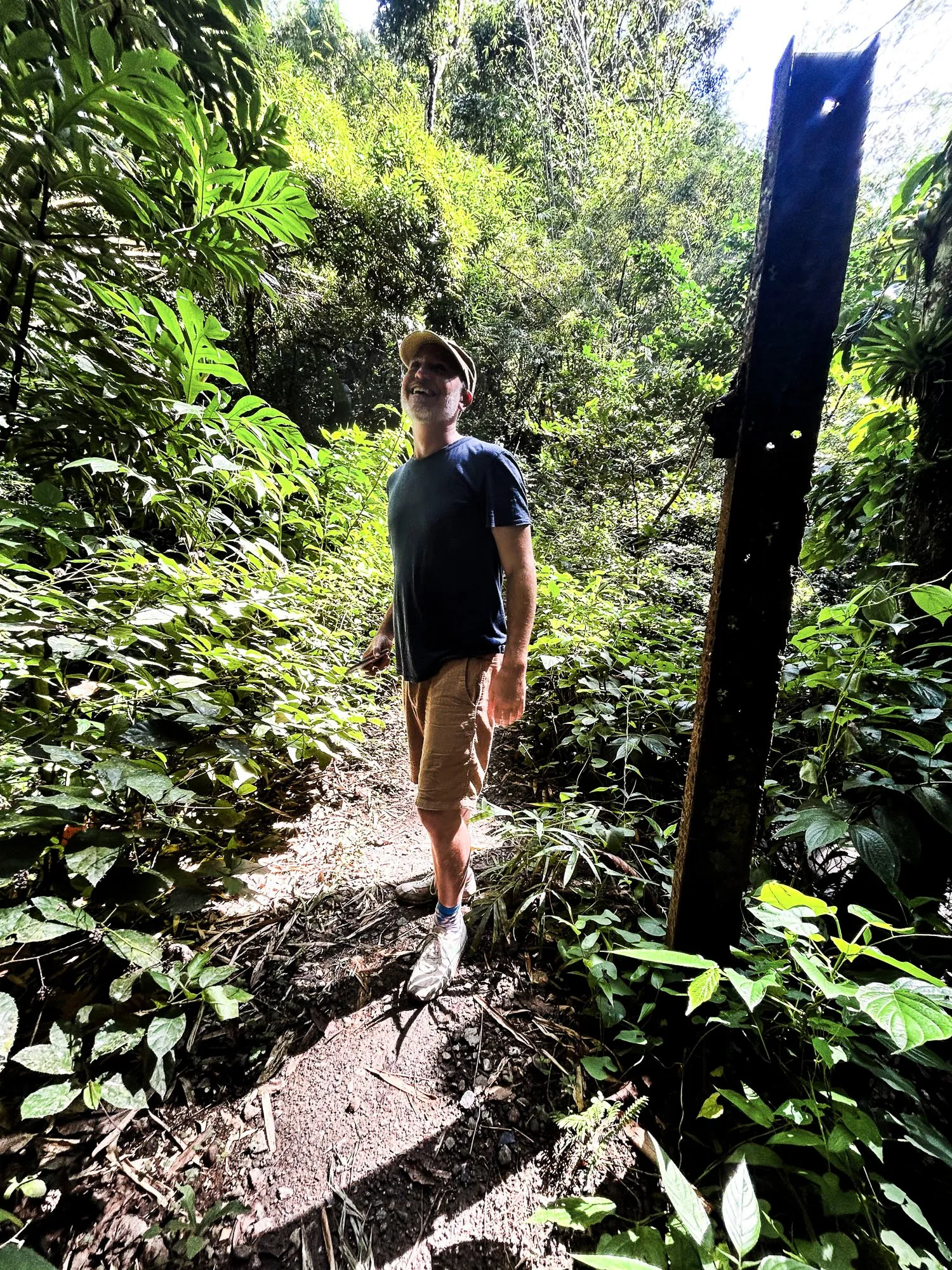 Gareth Taylor in residence at 150m d’altitude, Martinique — photo 1