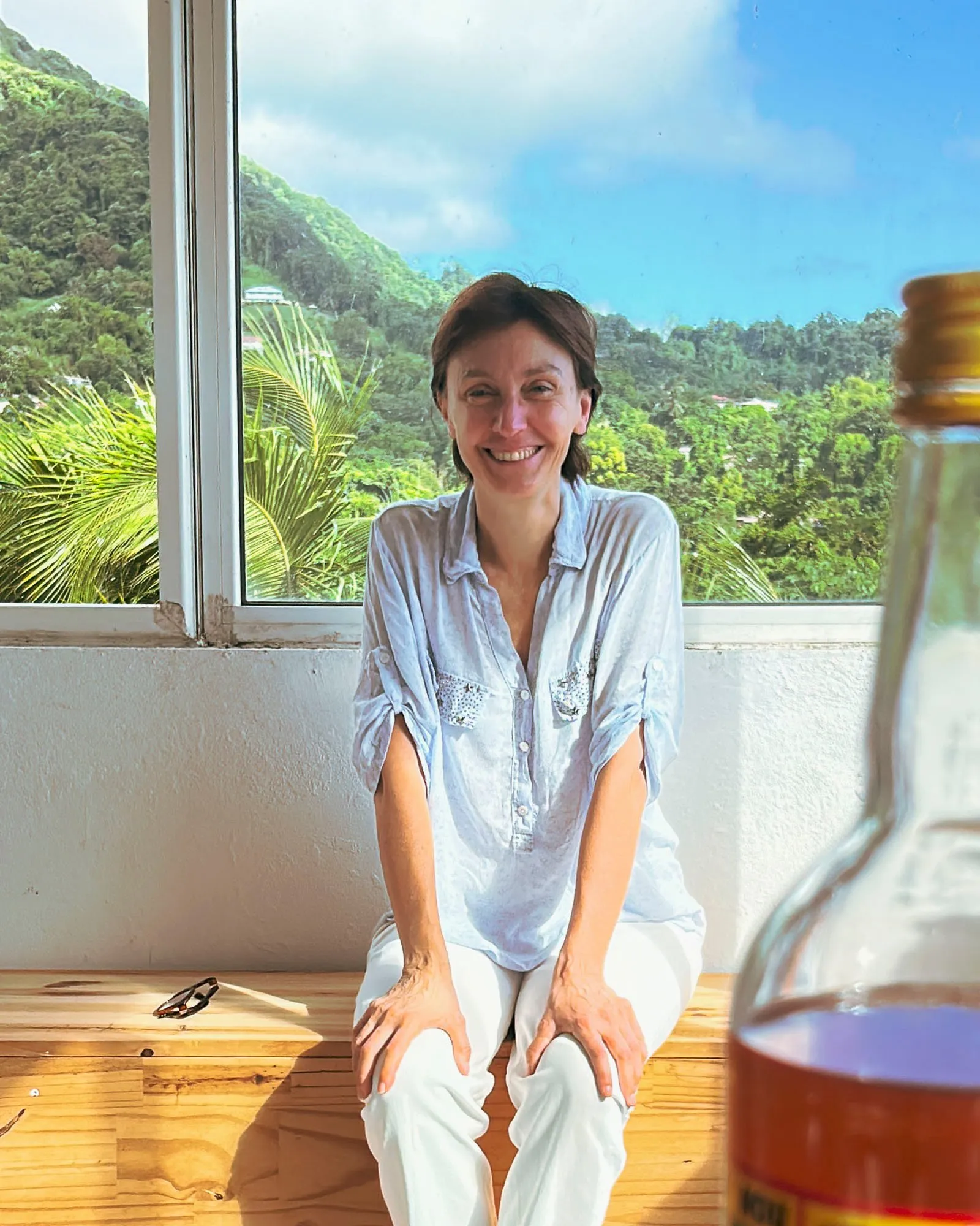Silvia Gaillard en résidence à 150m d’altitude, Martinique — photo 1